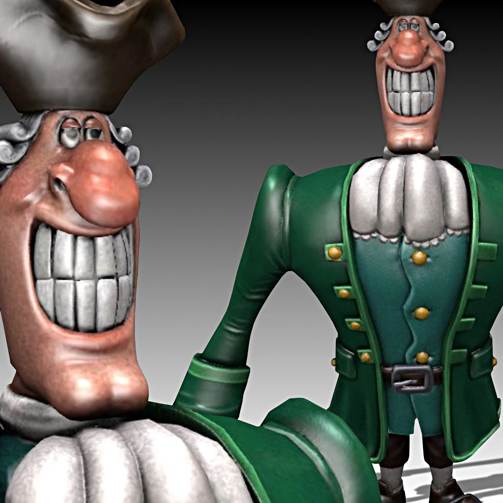 Dr Livesey 3D Model .c4d .max .obj .3ds .fbx .stl .blend