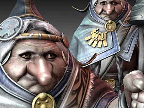 숲의 드워프 3D 모델