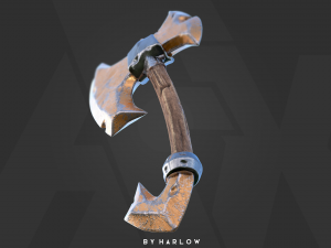 stylized axe 3D Модель