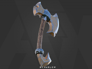 stylized axe 3D Модель