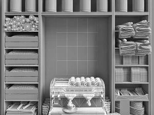 coffe shop set 3D Model