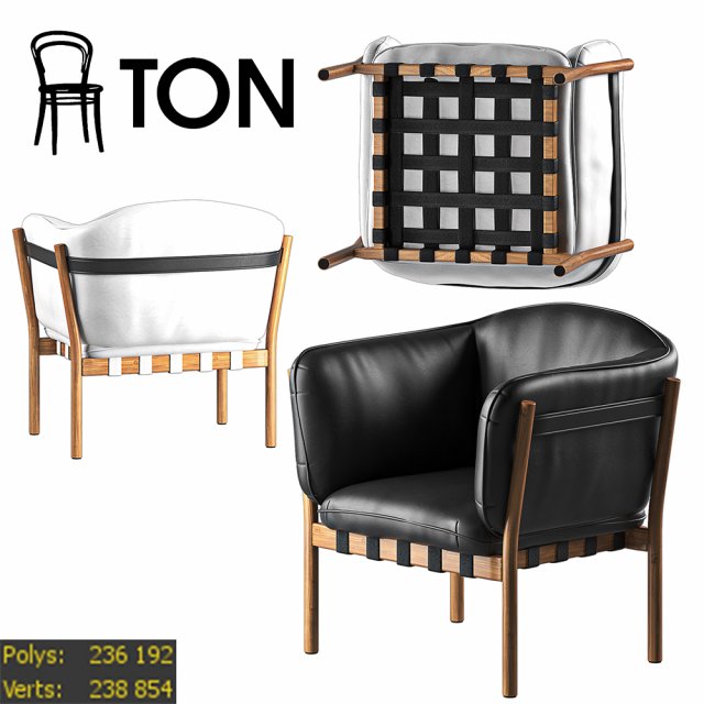 modern chair Modelo 3D .c4d .max .obj .3ds .fbx .stl .blend 