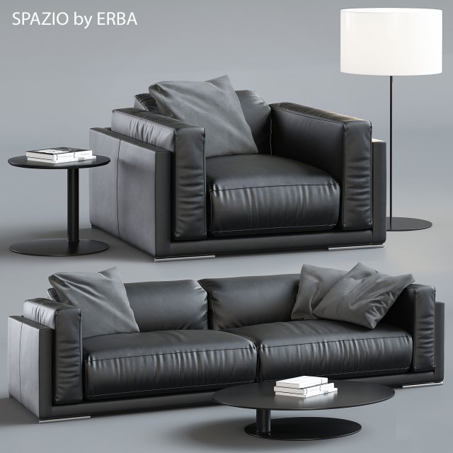 sofa chair table 3D-Modell .c4d .max .obj .3ds .fbx .stl .blend 