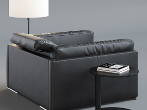 sofa chair table 3D-Modell