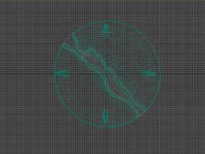 coffe table round 3D-Modell