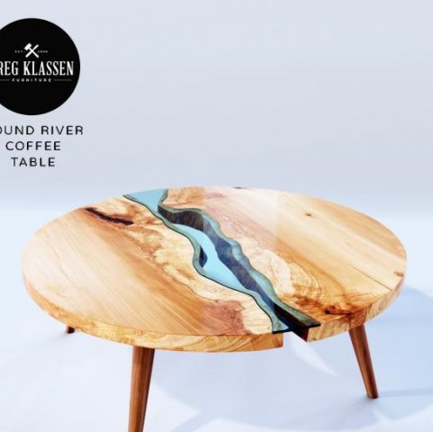 coffe table round 3D-Modell .c4d .max .obj .3ds .fbx .stl .blend 