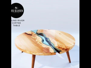 sehpa yuvarlak 3D Model