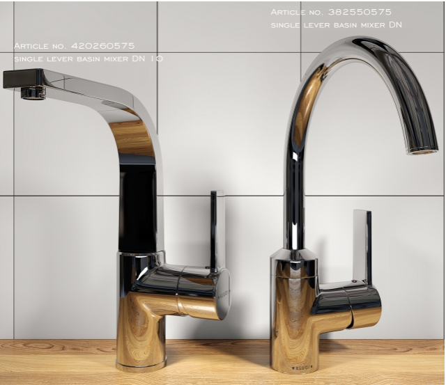 kitchen faucet kludi Modelo 3D .c4d .max .obj .3ds .fbx .stl .blend 