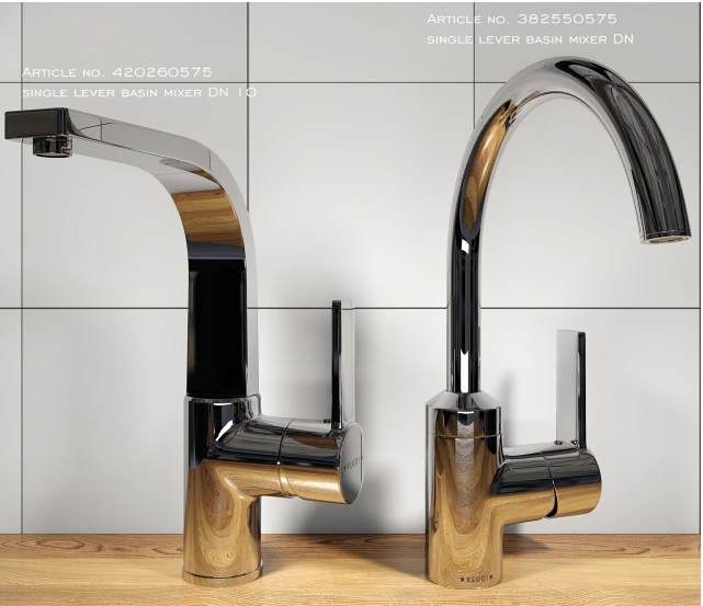 kitchen faucet kludi 3D Model .c4d .max .obj .3ds .fbx .stl .blend 