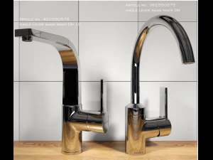 厨房水龙头克鲁迪 3D 模型