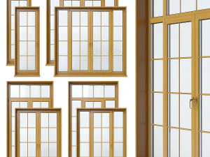 portas franco Modelo 3D