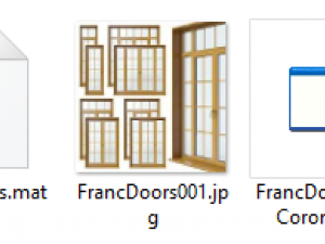 doors franc 3D 모델