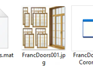 doors franc 3D Model