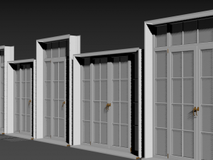 doors franc 3D 모델
