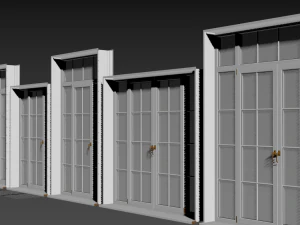 doors franc 3D Model