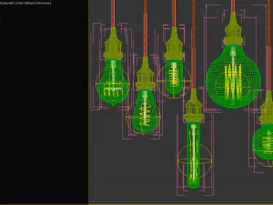 edison lamps 3D Model