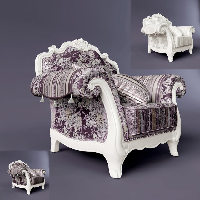 classic chair Modelo 3D .c4d .max .obj .3ds .fbx .stl .blend 