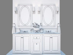 bath furniture 3D Model