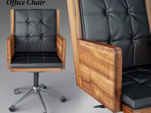 cadeira de escrit&oacute;rio Modelo 3D