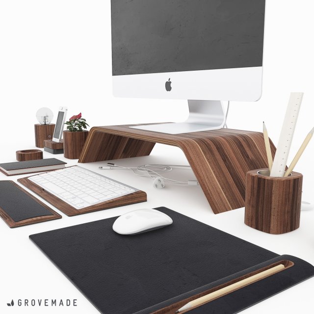 apple imac iphone decor 3D मॉडल .c4d .max .obj .3ds .fbx .stl .blend 