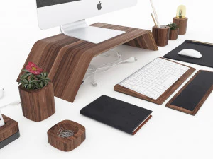 apple imac iphone decor 3D Model