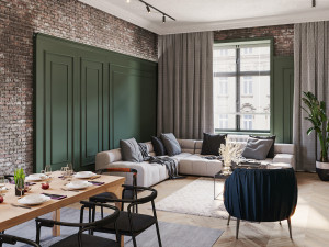loft interior scene Model 3D