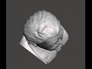 franz josef strau bust - 3d scan - 3d print ready Modelo 3D