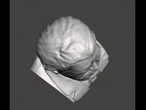 franz josef strau bust - 3d scan - 3d print ready 3D Model