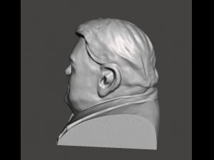 franz josef strau bust - 3d scan - 3d print ready 3D Model
