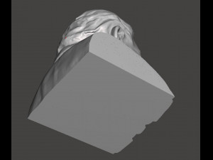 franz josef strau bust - 3d scan - 3d print ready Modelo 3D