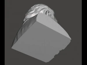 franz josef strau bust - 3d scan - 3d print ready 3D Model