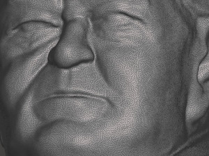franz josef strau bust - 3d scan - 3d print ready Modelo 3D