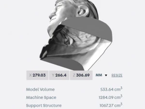 franz josef strau bust - 3d scan - 3d print ready 3D Model