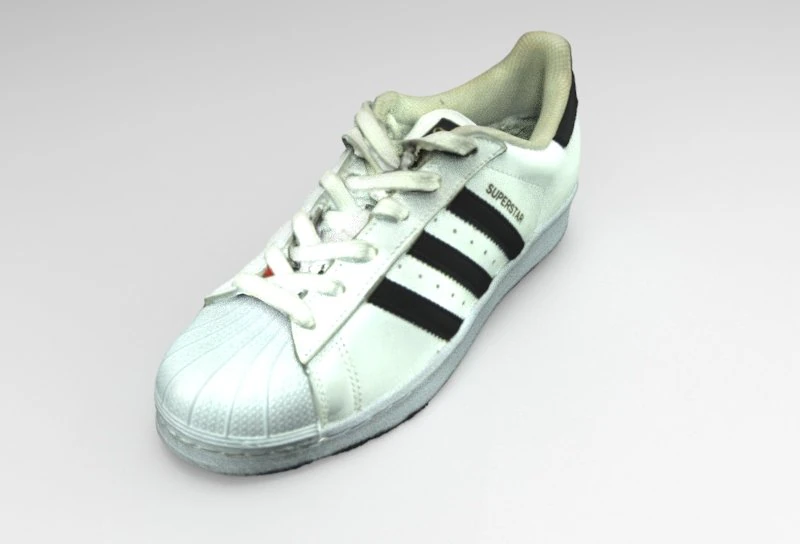 adidas superstar sneaker 3d scan 3D Model .c4d .max .obj .3ds .fbx .stl .blend