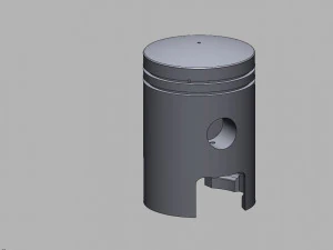 simson piston s50 3D Model
