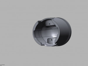 simson piston s50 3D Model