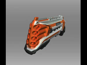 nerf n-strike elite corte preliminar - escaneo 3d Modelo 3D