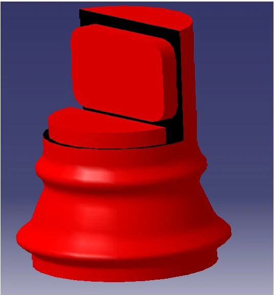 дизайн стула 3D Принт Модель .c4d .max .obj .3ds .fbx .stl .blend 