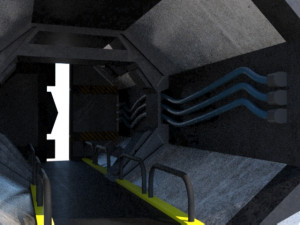 ski-fi bunker Modèle 3D