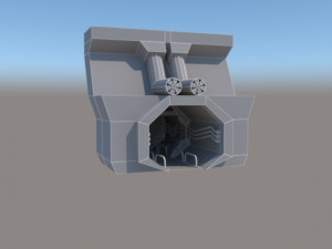ski-fi bunker Model 3D