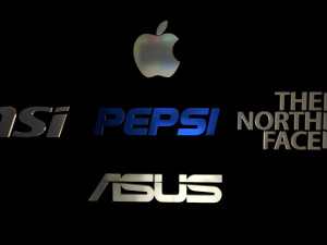 logo set 3 3D 모델