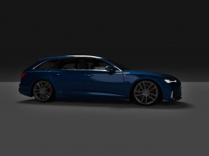 audi a6 avant 3D Model