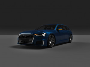 audi a6 avant 3D मॉडल