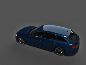 audi a6 avant 3D मॉडल