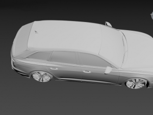 audi a6 avant 3D मॉडल