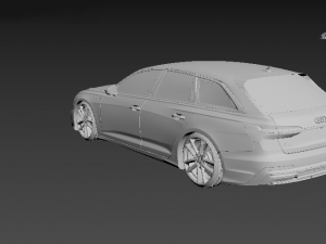 audi a6 avant 3D मॉडल
