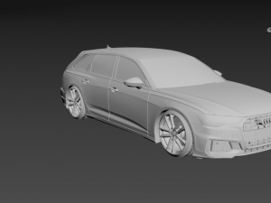audi a6 avant 3D मॉडल