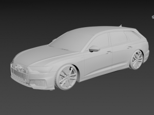 audi a6 avant 3D मॉडल