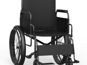 Realistic WheelChair 3D Model