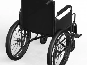 Realistic WheelChair 3D Model